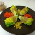 Cogollos con crema de anchoa