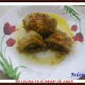 Rollitos de col rellenos.