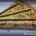 Quiche de atun y esparragos
