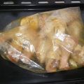 Las bolsas de asar - Pollo al curry con limón.