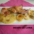 CONEJO AL HORNO CON PATATAS PANADERA