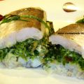 Merluza  Rellena de Espinacas, Pasas y Piñones
