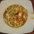 Sopa china con noodels