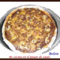 Pizza barbacoa con picadillo