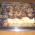 Tarta de sobaos pasiegos con chocolate