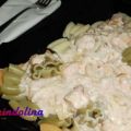 tulipanes con salmon y queso