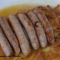 Salchichas al vino