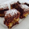 Pasteles de chocolate rellenos de mermelada