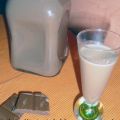 Licor de chocolate y almendras