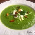 CREMA DE CALABACIÍN, GUISANTES Y ALBAHACA