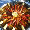 PAELLA MIXTA CON ESCLATASANGS.