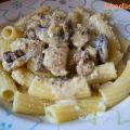Pasta con setas de temporada