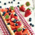 Tartaleta de crema Camy y fresas