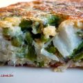 TORTILLA DE ESPÁRRAGOS TRIGUEROS CON BACALAO