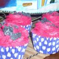 CUPCAKES CON CARBÓN DE AZÚCAR 