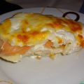 Laminado de patata y salmón