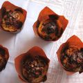 Muffins de chocolate y crema de queso