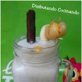 Smothie de leche de coco, plátanos y dátiles