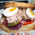 Sandwich Vegetal y Tostas Variadas
