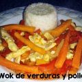 Receta de Wok de Verduras y Pollo con timbal de[...]