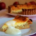 SAHNE APFELKUCHEN (tarta de manzana y crema)