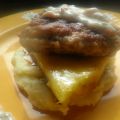 MINI BURGUER DE PAVO SOBRE PIÑA Y PURÉ DE[...]