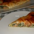 Empanada de espinaca y hojaldre