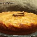 Pastel de queso y peras