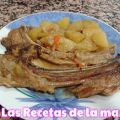 Receta de Chuletas de cordero con verduras al[...]