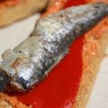 Pincho con sardinas / Pincho mit Sardinen