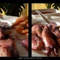 Entrante de chipirón al vino