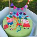 Tarta fondant  Peppa Pig