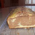 Plum cake de limón y crema de cacao