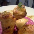 Filetes de pollo rellenos de champiñones