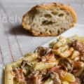 Macarrones con Champiñones y Beicon