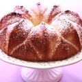 Bizcocho de mascarpone y manzana.