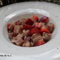 TARTAR DE ATÚN Y FRESAS