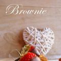 Brownie de chocolate blanco con pistachos