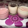 Bavaresas de fresa y chocolate blanco
