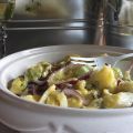 Patatas aliñadas con vinagreta de Martini