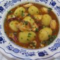 Guiso de patatas y pulpo