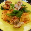 Raviolis con almejas
