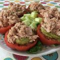 Tomates con guacamole