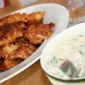 palitos de pescado con salsa de yogurt /[...]