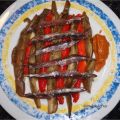 Escalibada con anchoas (Olla New Chef)