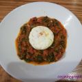 ACELGAS CON TOMATE Y HUEVOS POCHÉ (Thermomix)