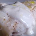 Merluza con salsa de yogur