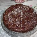 Postre: Brownie con harina de almendras y[...]
