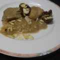 Bacalao con salsa de membrillo y frutos secos