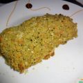 Salmón con crujiente de salsa pesto